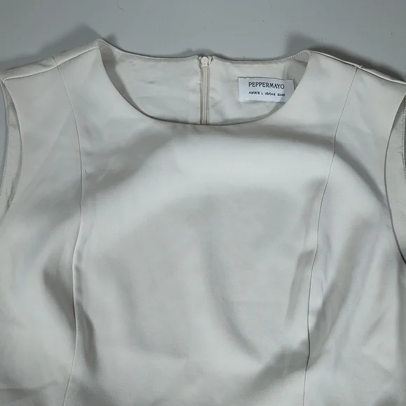 NEW Peppermayo Cyra wrap top in ivory L - Picture 5 of 11